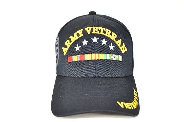 CAP-1209B ARMY VIETNAM VETERAN - BLACK